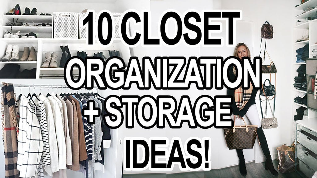 10 NEW CLOSET ORGANIZATION + STORAGE IDEAS FOR SMALL CLOSETS! Affordable, construction free and easy ways to organize a small closet! Give this ...