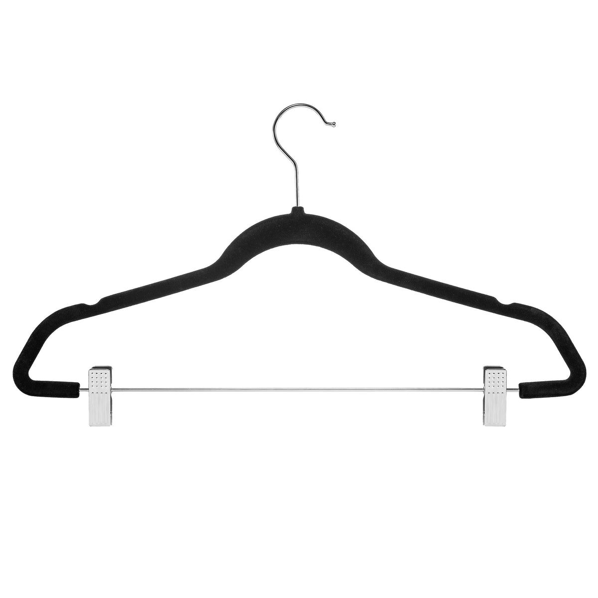 Zober Non-Slip Velvet Hangers - Suit Hangers (50-Pack) Ultra Thin Space Saving