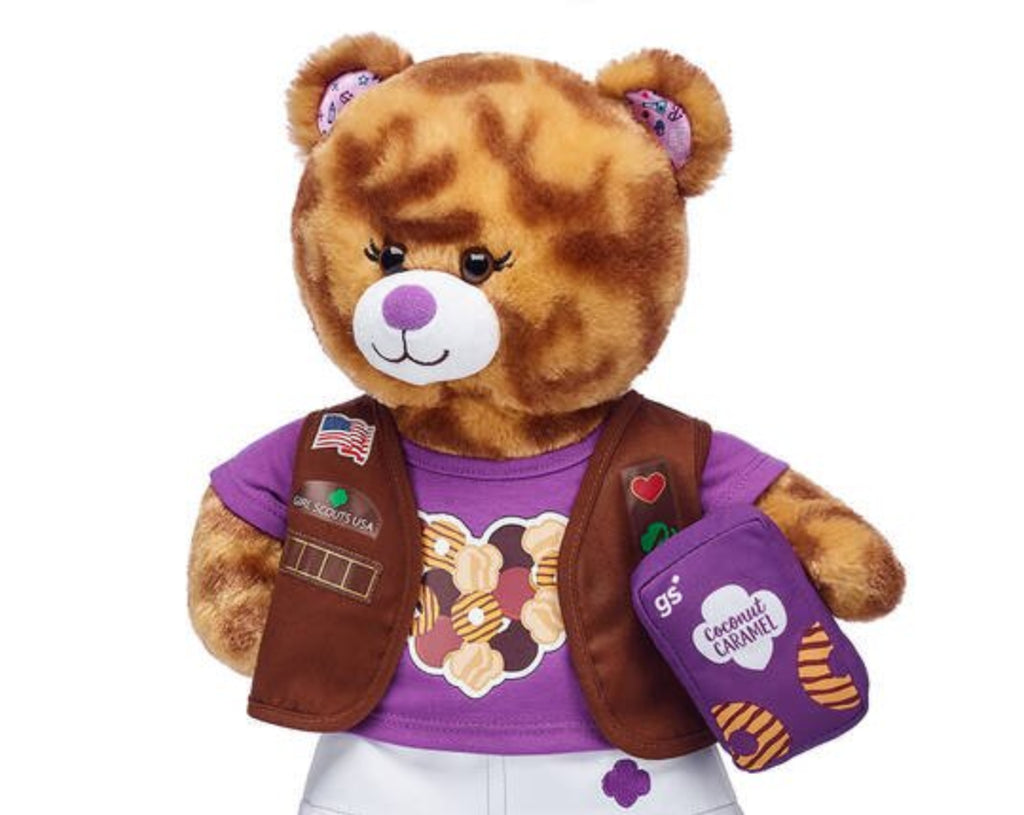 Build-A-Bear Has A New Coconut Caramel Girl Scout Cookie Bear