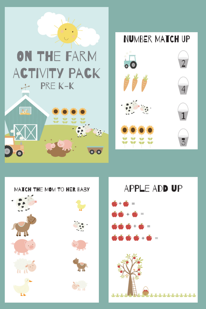 Free On the Farm Activity Pack