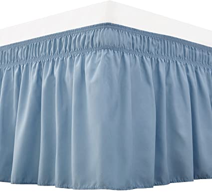 Select Rimela Bed Skirt with Adjustable Elastic Belt Wrap Around only $4.50