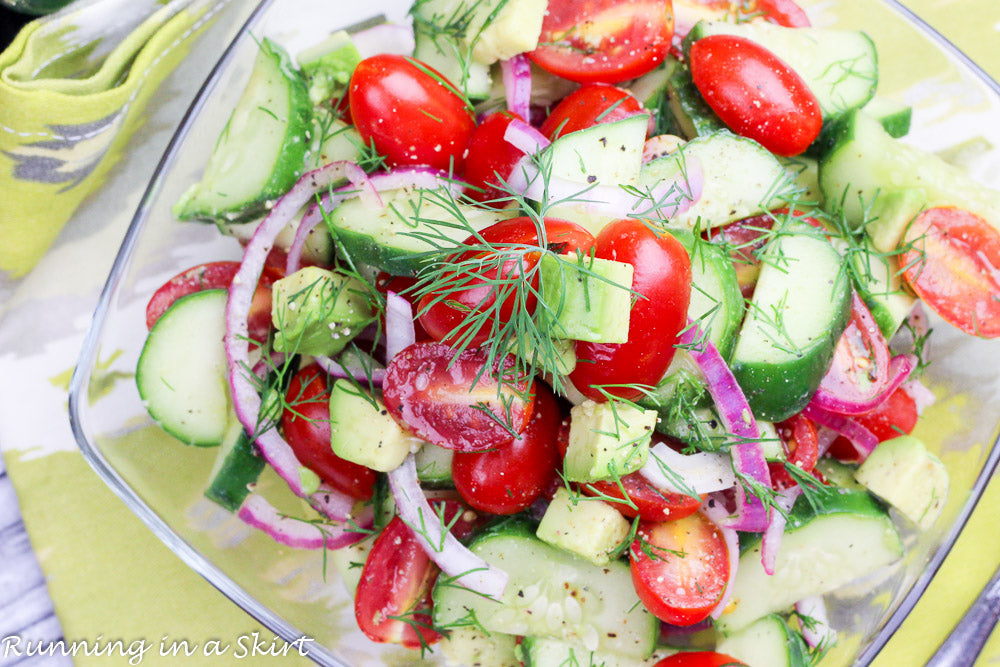 The Best Tomato Cucumber amp Avocado Salad recipe with Dill