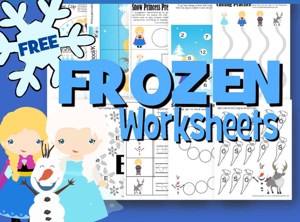 Frozen Worksheets for Kids