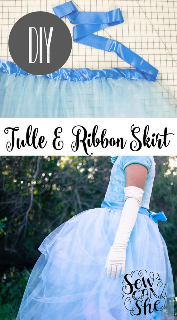 Sewing tutorial: Tulle wrap skirt for costumes