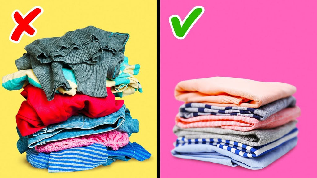 FAST WAYS TO FOLD YOUR CLOTHES Organizing our home is not an easy task