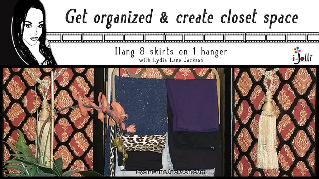 How to hang 8 skirts on 1 hanger Click link to get more about hanger