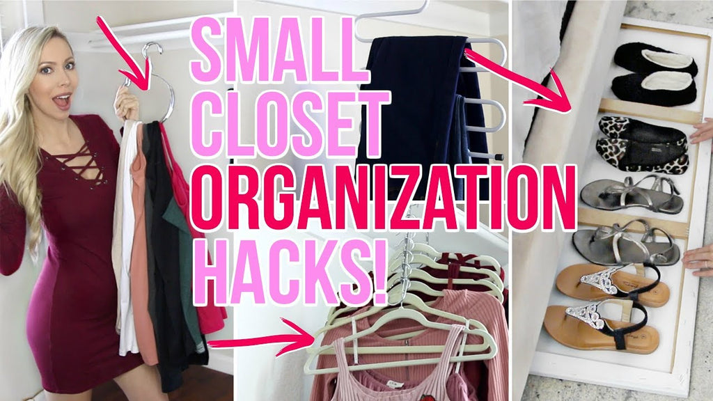 How to organize a small closet PLUS quick tips on how to declutter your clothes (very important when space is limited!) CLICK FOR LINKS AND INFO OF ALL ...
