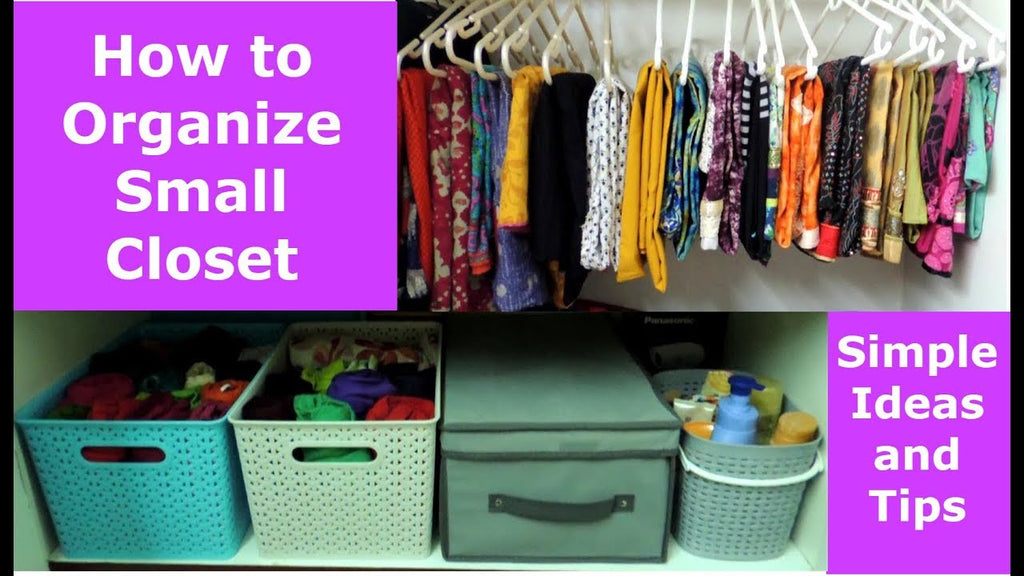 How to organize small closet and look it beautiful and organised