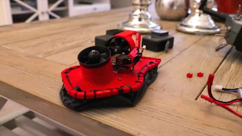 Compact 3D Printed Hovercraft Is Loungeroom Floor Fun