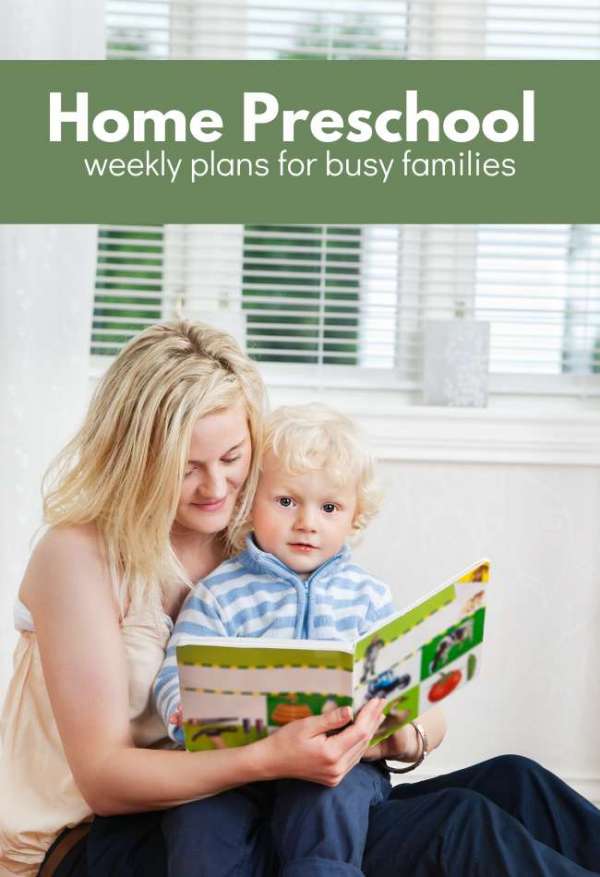 At-Home Preschool Lesson Plans