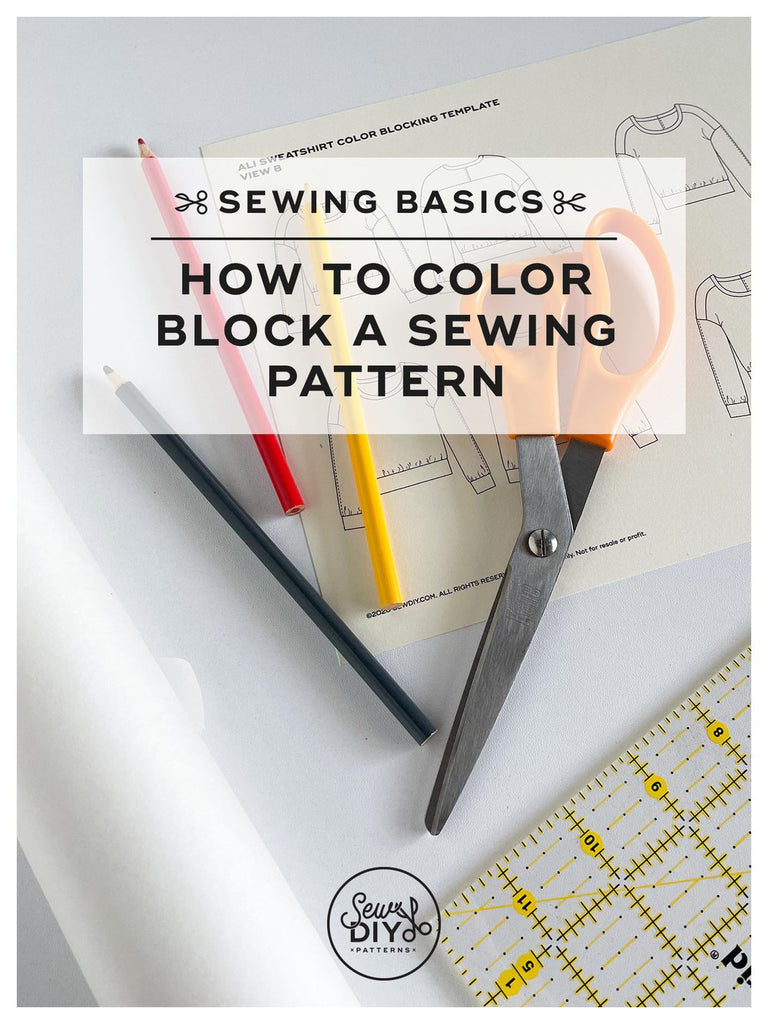 How to Color Block Sewing Patterns