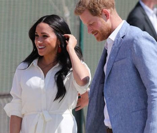 Meghan and Harry step out for first appearance of 2020