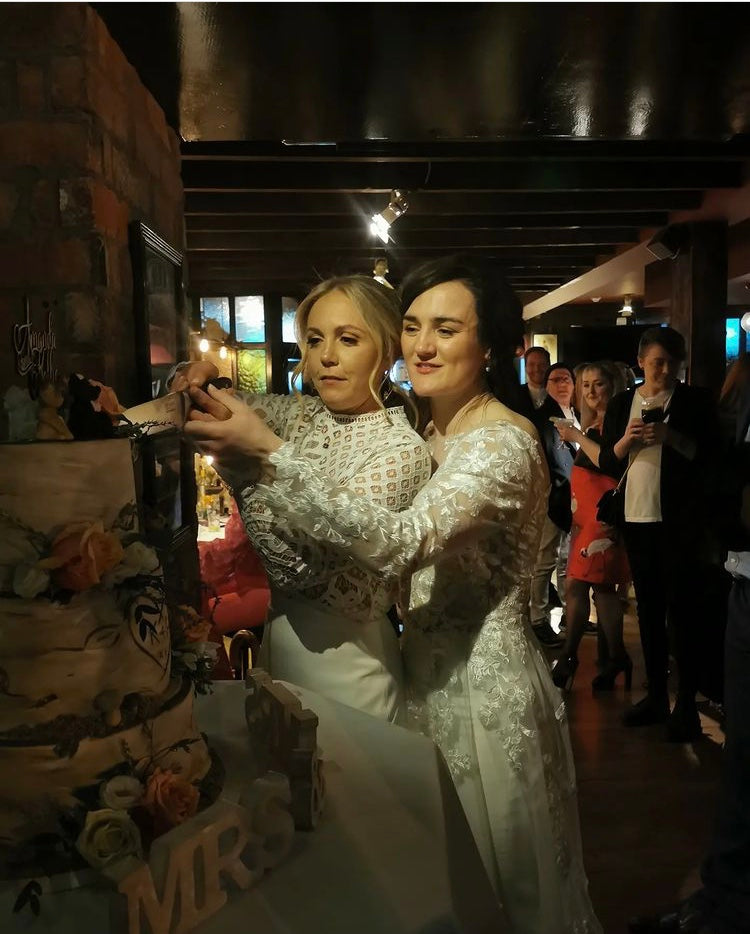 Boxer Kellie Harrington and long-time girlfriend Mandy Loughlin tie the knot in small intimate ceremony