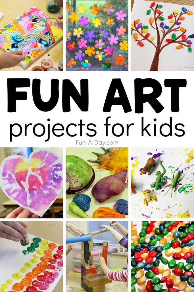 Easy and Fun Art Projects for Kids to Do at Home or School