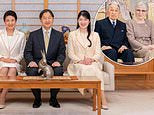 Japan’s Emperor Naruhito and Empress Masako beam in family portraits