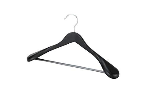 Xyijia Hanger (5 Pieces/Lot Extra-Wide Shoulder Suit Hangers, Wood Clothing Hangers Closet Collection, Retro Finish