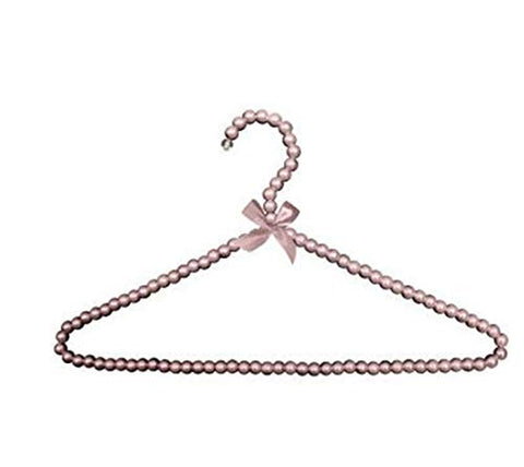 Xyijia Hanger 10Pcs/Lot 40Cm Adult Plastic Hanger Pearl Hangers Clothes Pegs Princess Clothespins Wedding Dress Hanger