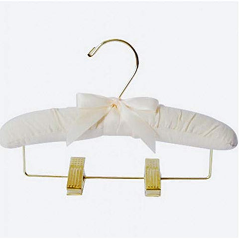 Xyijia Hanger 5 Pcs/Lot 25Cm Children's Cloth Hangers Gold Trousers Clips Baby Hanger Clothes Rack