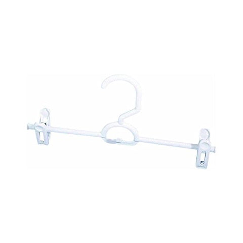 Tamor Plastics Corp 6704WH2.12-Inch Skirt or Pant Clothes Hanger, Pack of 2
