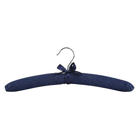 Xyijia Hanger Coat Hanger for Dress Pack of 5 Solid Indigo Blue 38Cm for Women Clothes Hanger