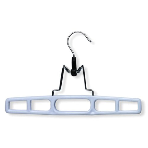 Honey-Can-Do HNG-01326 Plastic Pant Hanger with Clamp, 12-Pack