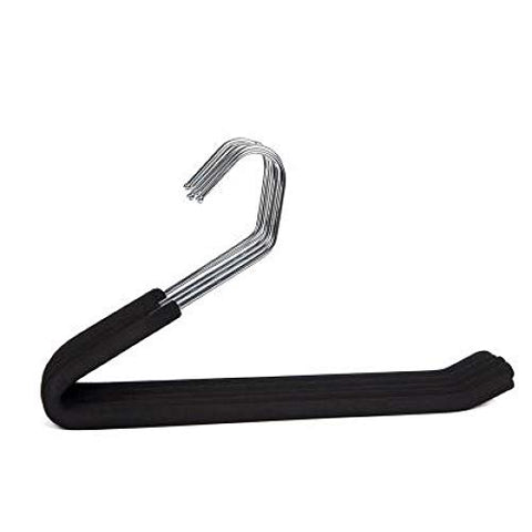 Xyijia Hanger 10Pcs/Lot 34Cm Adult Collodion Hanger Trousers Rack Z-Type Meal and Sponge Hangers for Pants Multifunctional Clothes Rack