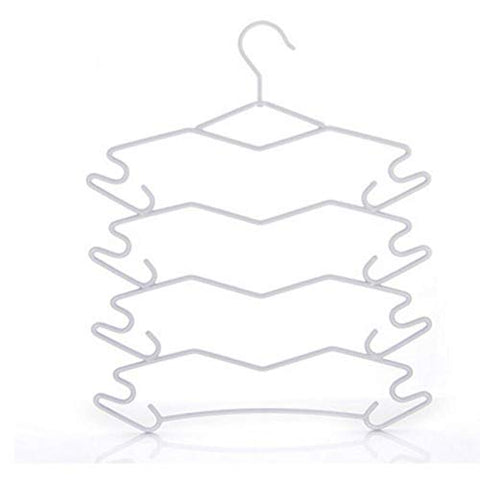 Xyijia Hanger 2Pcs/Lot Metal Hanger Multi-Layer Iron Clothes Hangers Rotate Multi-Functional Trousers Rack and Tie Strap Rack