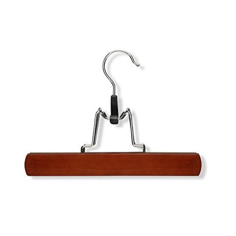 Honey-Can-Do HNGZ01222 16-Pack Basic clamp Pant Hanger, Cherry,