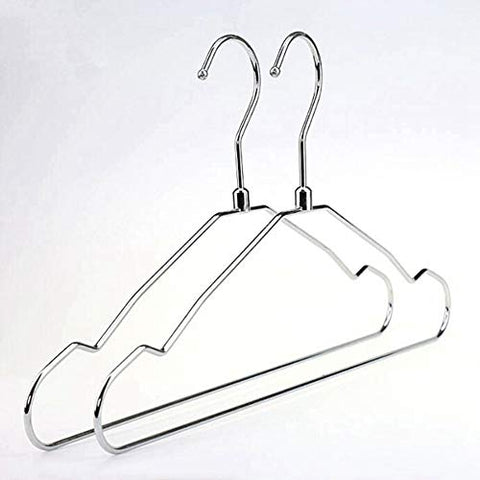 Xyijia Hanger (3 Pieces/Lot Silver Color Metal Chrome Hanger, White Standard Hanger