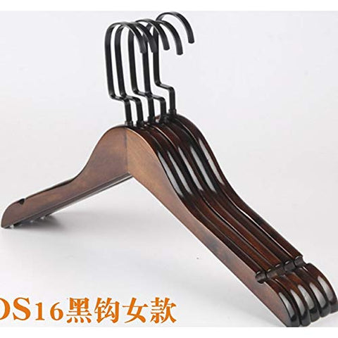 Xyijia Hanger 10Pcs/Lot 32/38/40/44Cm Adult Solid Wood Anti-Skid Non-Trace Wood Hanger Children's Clothes Hanger