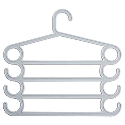 Kexinfan Hanger Multilayer Pants Wardrobe Pants Hanger Hanger Household Multi-Pants Hanger Hanger Trousers Stand, Beige