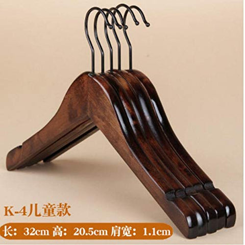 Xyijia Hanger 10Pcs/Lot Mixed-Use Children's Wood Hanger Anti-Slide Hangers for Clohtes Rack Wooden Baby Hanger
