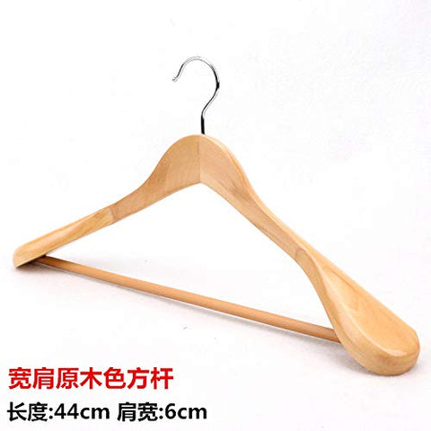 Xyijia Hanger (5Pcs/ Lot Wooden Hanger Wide Shoulder Coat Suit Hanger No Trace Home Clothes Hanging Hotel Wood Wooden Clothes