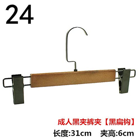 Xyijia Hanger (10Pcs/ Lot Wooden Hangers Clothing Shop Home Bedroom Non-Slip Woodless Wooden Clothes Children's Clothing Hanging