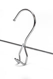 LOHAS Home 10-Pack Add-On Hangers Stackable Hangers Metal Pants Skirt Hangers with 2-Adjustable Clips
